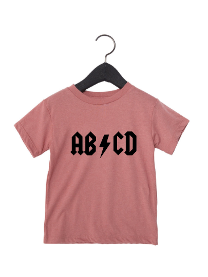 ABC Back to ACDC Graphic Day kid First of Tee School school Shirt Kids