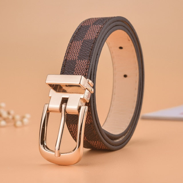 Initiales cloth belt Louis Vuitton Brown size 80 cm in Cloth  22504365